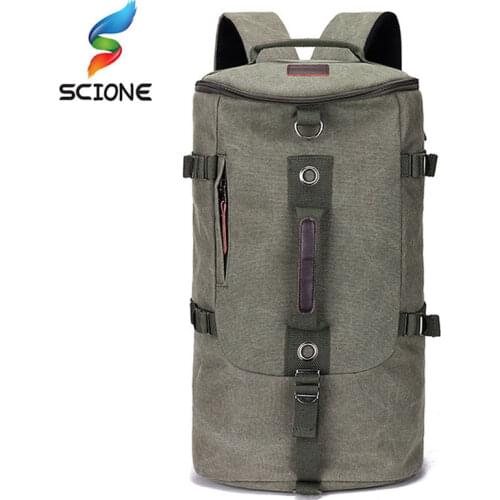 Waterproof Backpack Hiking Cycling Climbing Crossbody Rucksack Travel Outdoor Bags Anti Theft Sport Canvas Handbag Unisex X254Y