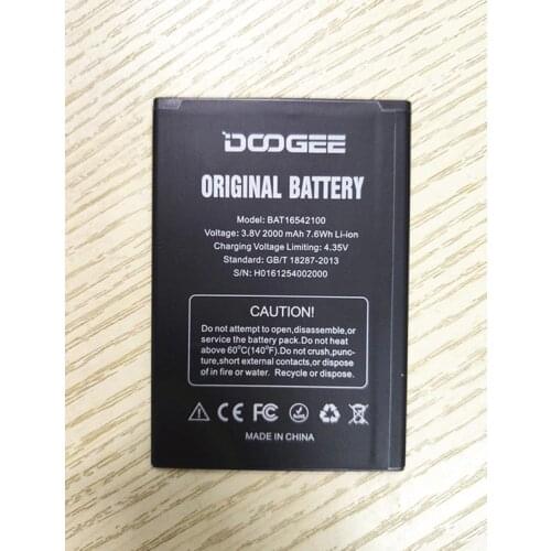 B-TAIHENG Replacement BAT16542100 2000mAh Large Capacity Battery for DOOGEE X9 Mini 5 inch Smart phone battery BAT17542300