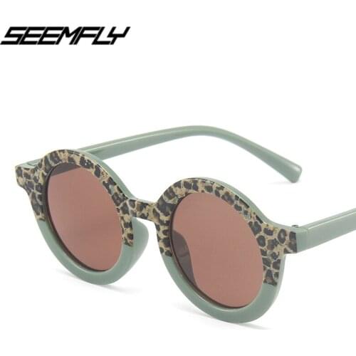 Seemfly New Lovely Kids Sunglasses Boys Girls Sun Glasses Safety Flexible Gift For Children Baby UV400 Shades Mirror Eyewear