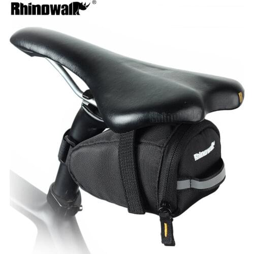 Rhinowalk Ultralight Bicycle Saddle Bag Mountain Bike Rear Top Tube Bag Road Bike Cycling Rear Seat Tail Bag Repair Tools Bag