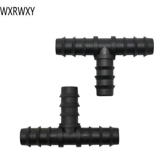 1/2" Garden hose tee water splitter 16mm hose 3-way connector garden irrigation connector barbed drip irrigation fittings 8pcs