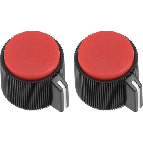 UXCELL 2Pcs 19x16mm Bakelite Potentiometer Volume Control Rotary Knob For 6mm Dia Hole Blue Yellow Red Green Switch Accessories