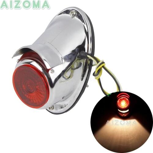 Ural Sidecar Motorcycle Brake Taillight 12v License Plate Lights Rear Stop Tail Lamp For BMW R75 R51 R61 R66 K750 KS750 Replika