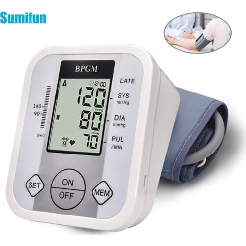 1 Piece Digital Blood Pressure Monitor Sphygmomanometer Testing Electric Family Doctor Home Use Medical Machine Without Voice