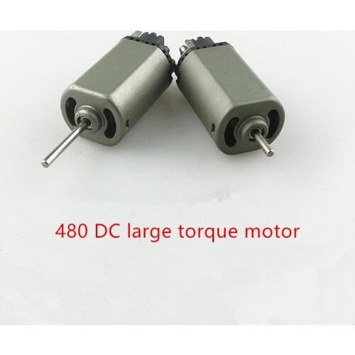 2pcs Double ball bearing long / short shaft 480 DC motor model motor 7.2V16000 turn power tools micro-electric drill