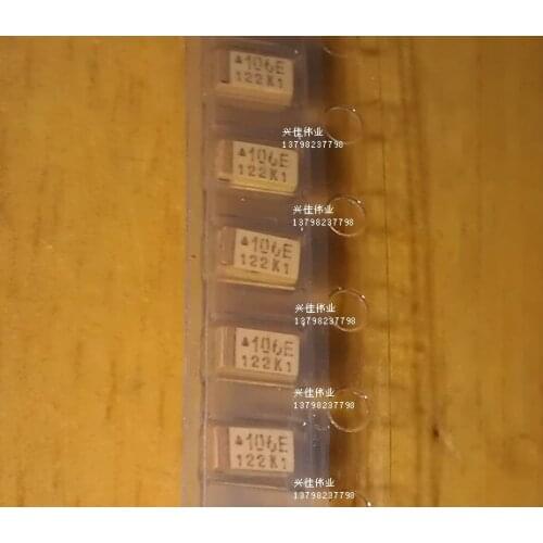 20/PCS NEW SMD Tantalum Capacitor 25v10uf 106e 10uf 25V A16 Type A 1206 Volume Yellow