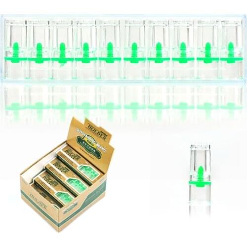 240PCS/BOX Tobacco Disposable Smoking Filter Pipe Cigarettes Holder Reduce Tar Cleaning Container Smoke Accessories Mengifts
