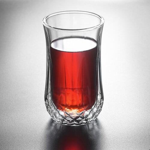 250ml Beer wine cocktail vodka glasses Drinking champagne glass Whiskey drinkware cup Coffee cups Tea mug Double wall mugs