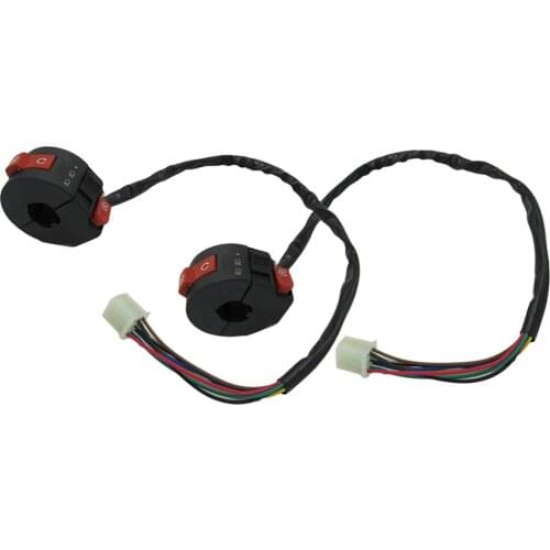 2x 3-Function Left Handlebar Switch 50 70 90 110 125cc ATV Quad 4 Wheeler