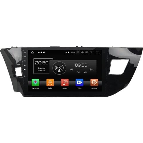 4GB+32GB Octa Core 10.1" Android 8.0 Car Radio DVD Multimedia Head Unit for Toyota Levin 2013 2014 2015 Car GPS WIFI Bluetooth