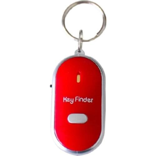 Wireless Whistle Sensor Key Finder Smart Key Finder Anti-lost Whistle Sensor Keychain Tracker LED Whistle Clap Locator