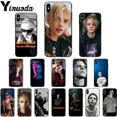 Yinuoda Russia rapper Pharaoh TPU Soft High Quality Phone Case for iPhone 8 7 6 6S Plus X XS MAX 5 5S SE XR 11 11pro max Cover