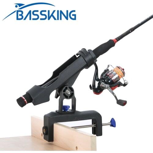 BASSKING Boat Fishing Rod Holder ABS Black Fishing Rod Support Fishing Tools Fishing Rod Pole Bracket Pescaria Pesca Tackle