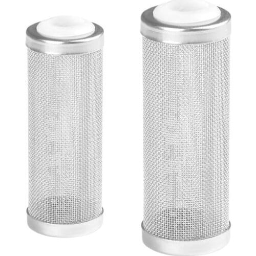 Stainless Steel Filter Inlet Sleeve Mesh Shrimp Nets Special Shrimp Cylinder Filter Inflow Inlet Protect Aquarium Accessories