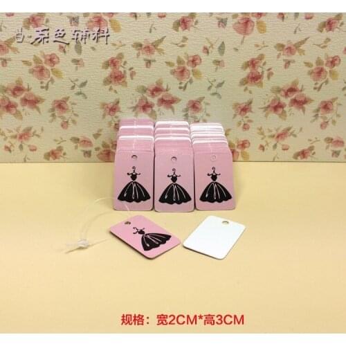 Hot sell jewelry tags Size: 30X20mm 500PCS skirt tags350gsqm paper clothing tag , Price Label Tags