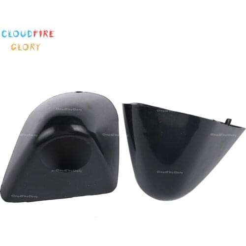 CloudFireGlory 61678252745 61678252746 2Pcs Front Bumper Headlight Washer Nozzle Cover Caps Left & Right For BMW 2003-2004 X5