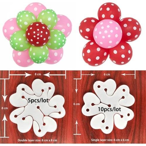 DIY flower Latex tool Balloons Accessories Plum flower clip wedding birthday party decoration kids globos balloon
