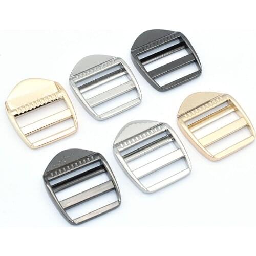 30mm Adjustable Belt Buckle Slide Buckle Metal Purse clasp Buckles Bag ring strap buckles Handbag webbing hardware - 6pcs
