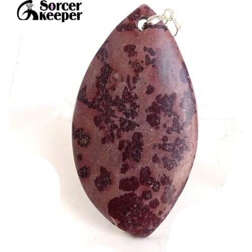 Fashion Choker Red Apache Stone Beads Natural Gem Stone Pendant Necklace Wholesale Crystal Agates For Womens Gift Jewelry HS243