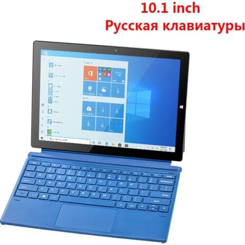 Cheap Notebook Computer PC 2 In 1 Laptop Celeron N3450 10.1" 6GB RAM 64GB ROM WiFi Student Netbook Ultrabook Russian Keyboard