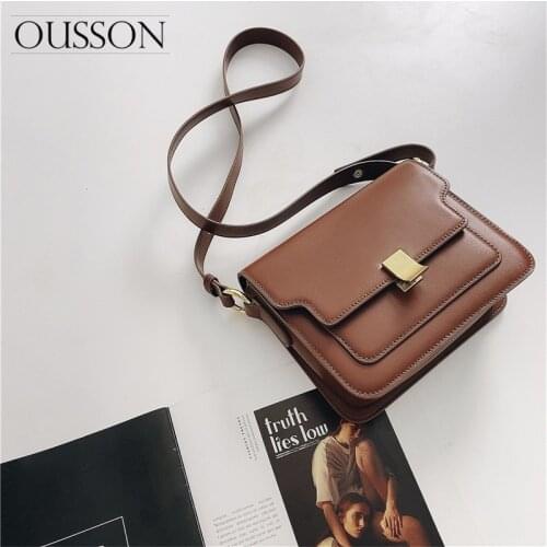 2021 New Shoulder Bag Exquisite Women Small Square Bag High Quality Leather Fashion Crossbody Bag For Women