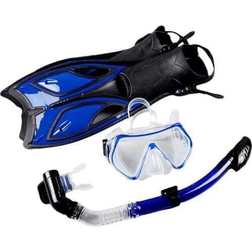 Diving Goggles Snorkeling Face Gear Suit Comfort Swimming Goggles Snorkel Fins Adult Diving Goggles Flippers Set For Outdoor