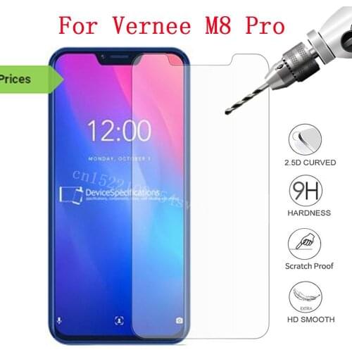 HD 9H Film Ultrathin For vernee M 8 Pro Tempered Glass For vernee M8 Pro Screen Protector Phone Cover 3