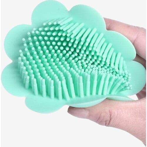 Baby Silicone Shampoo Brush Hair Scalp Massager Clean Head Exfoliating Kids Shower Bath Care Househo