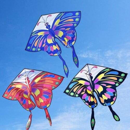 Spring Butterfly Kite Wind Kite Product Wind Spinner Interactive Outdoor Kite Beach Sports Toy for Toddlers Flyer Kite