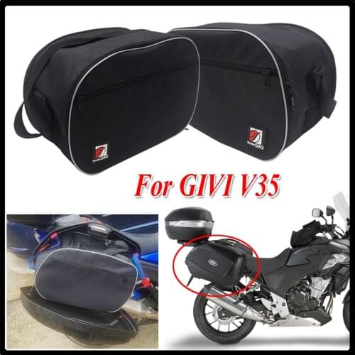 1 pair motorcycle bags Luggage bag inner bag For GIVI V35 Givi v35 liner bag side box inner bag