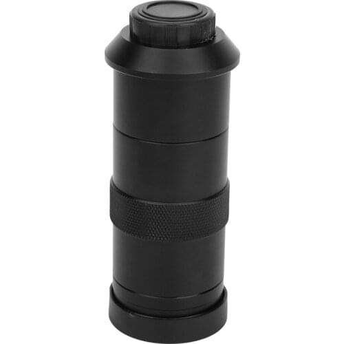 100X Digital Microscope Camera Alumium Alloy C-Mount Lens Zoom Wide Angle Eyepiece Magnifier Lens