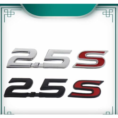 3D 2.5S 2.5 S sport for CROWN REIZ COROLLA Camry Fender trunk Nameplate Decal Emblem Badge Sticker