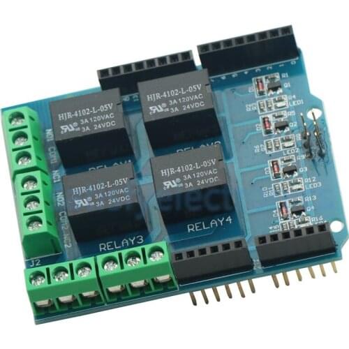 4 channel 5v relay shield module, Four channel relay control board relay expansion board for arduino UNO R3 mega 2560
