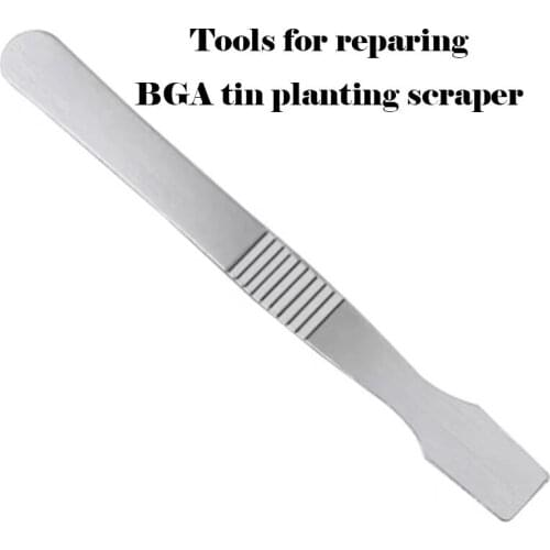 5Pcs/Set Memory Tin 120mm Knife Scraper Metal Solder Paste Scraping Knife Pry Open Repair Mobile Phone Electric Hand Tools