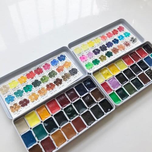 American original Daniel Smith 24 color watercolor paint 0.5ml/1ml art supplies school supplies