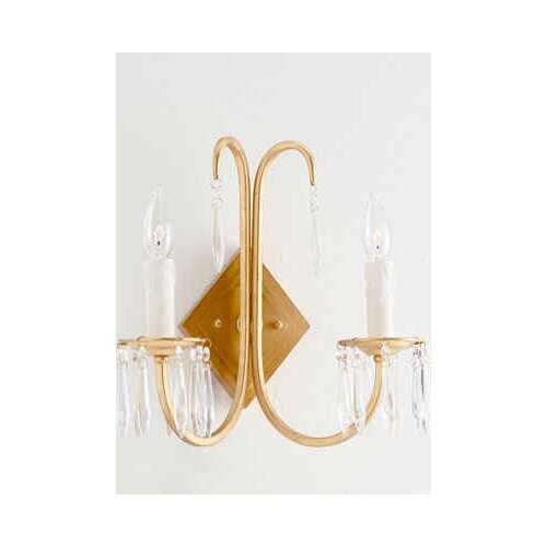 American crystal wall lamp bedroom bedside lamp wall lamp Nordic Antique French study corridor lamp