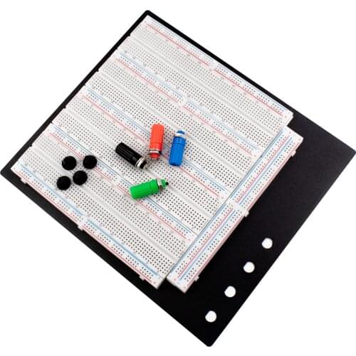 No Welding Solderless Breadboard Plate 3220 Tie-points Test Circuit Bread Board ZY-208 /4pcs 830 points