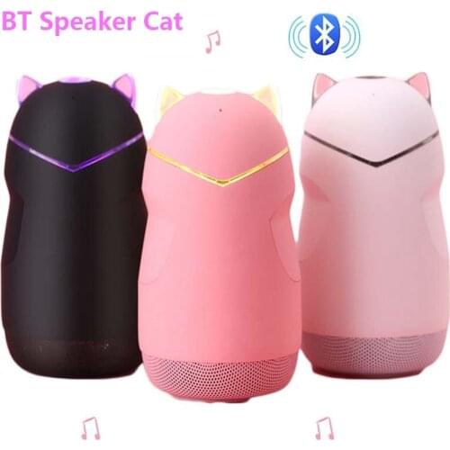 Bluetooth Speaker Bluetooth 4.2 Portable Mini Wireless Loudspeaker Gift with LED Light Support TF Card Play, Handfree for Phones