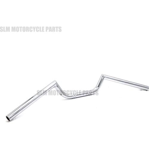 7/8" 22mm Motorcycle Black/silver Iron Tracker Handlebars Drag Bars For Harley