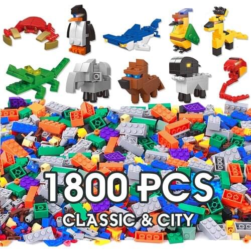 Kids Building Blocks Small Size DIY Bricks Educational Toys For Children Classic Blocks Sets Bulk Model Figures Boys Girls Gift