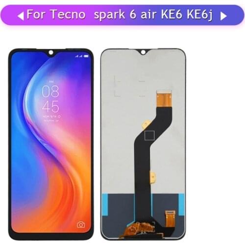 For Tecno spark 6 air KE6 KE6j Display Touch Screen Assembly Glass Panel Digitizer Replacement