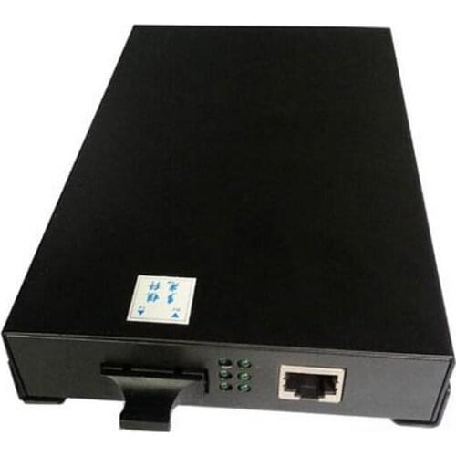 Ethernet dual mode media converter linsn mc801 fiber transceiver optical converter