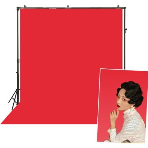 Photography Backdrop Solid Color Red Background Screen Video Photocall Backdrop Photo Studio Booth Photoshoot Portrait Wallpaper