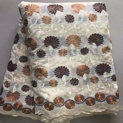 JNP Swiss Lace fabric 2021 Dubai Heavy Beaded Embroidery African Lace Fabrics 100% Cotton Swiss Voile Lace in Switzerland