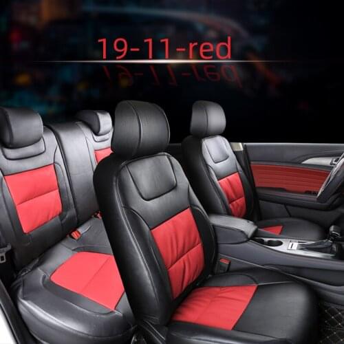 BOOST Custom Leather Car Seat Cover For Volkswagen Polo CC Eos Beetle Phaeton Magotan Touareg Gift Headrest