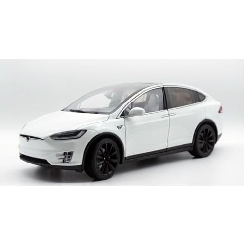 Diecast Alloy 1:18 Scale X P100D Car Model Metal Die-Cast & Toy Vehicle for Collectible Gift Collection Souvenir