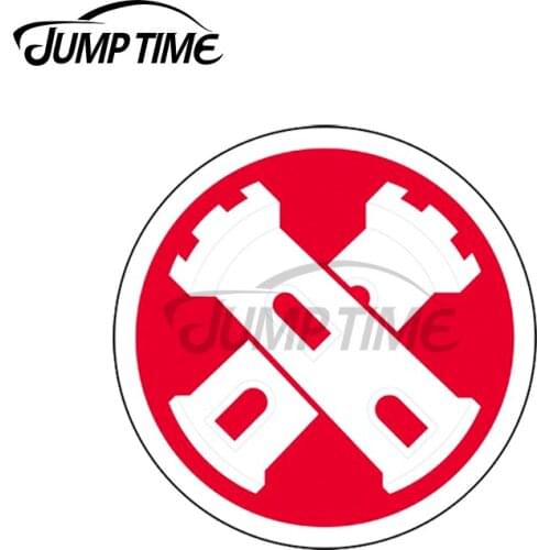 Jump Time 13 x 13cm For 16th Engineer Brigade US Army Military Car Stickers Graffiti Decal Trunk Scratch-Proof Laptop Decoration