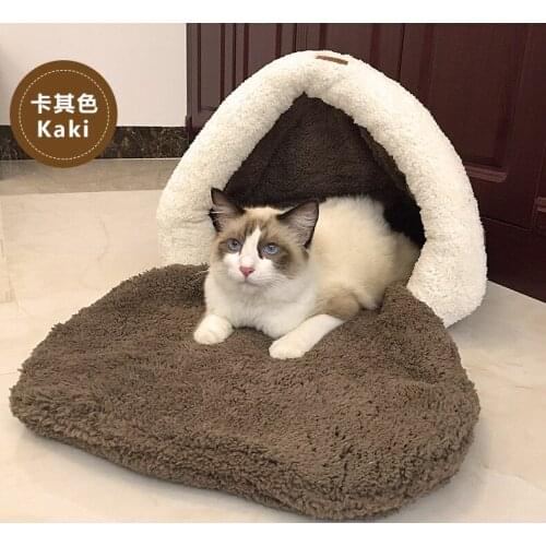 2016 new autumn winter pet dog cat warm sleeping bag doggy house puppy kennels dogs cats nest pets beds S L 3 colors