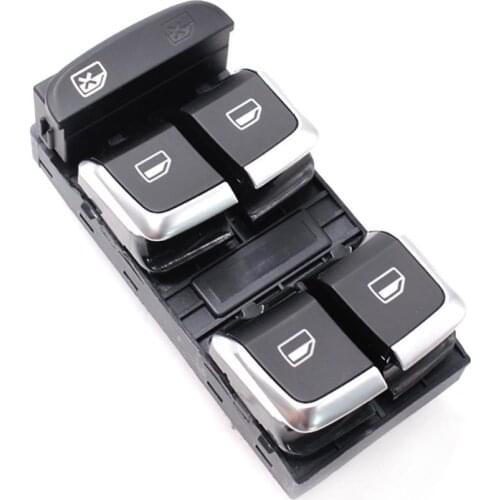 Wotefusi Car Window Lifter Switch Control Fit for Audi A3 8P A4 S4 RS4 B6 B7 A6 S6 RS6 C6 Q7 [QPA591]