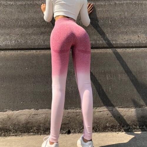 Sexy Women Hot Yoga Solid High Waist Striped Yoga Pants Simple Female Push Up Gym Legging Running Trousers Tight Sport Pants